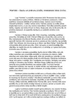 Eseja 'Hamlets – šaubu un pretrunu plosīts, renesanses laika cilvēks.', 1.