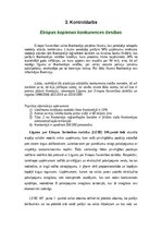 Eseja 'Kontroldarbs Eiropas kopienas konkurences tiesībās', 1.