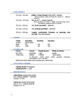 Paraugs 'Curriculum Vitae ', 2.