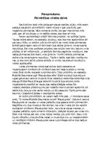 Eseja 'Pārvērtības cilvēka dzīvē', 1.