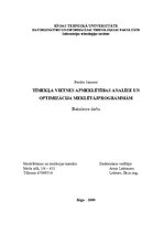 Diplomdarbs 'Tīmekļa vietnes apmeklētības analīze un optimizācija meklētājprogrammām', 1.