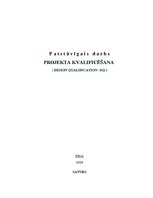 Referāts 'Projekta kvalificēšana', 1.