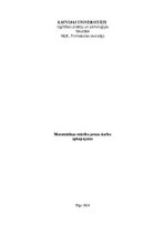 Konspekts 'Matemātikas mācību jomas darbu apkopojums', 1.