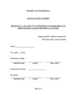 Diplomdarbs 'Profesionāla atlases un novērtēšanas problēmas un risinājumu kā konkurētspējas f', 1.