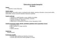 Prakses atskaite 'Latviešu valodas un literatūras stundu konspekts 11.klasē', 1.