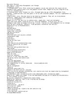 Konspekts 'Business - Management and Change', 1.