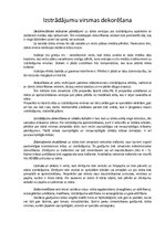 Konspekts 'Izstrādājumu virsmas dekorēšana', 1.