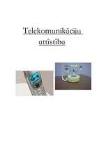 Referāts 'Telekomunikāciju attīstība', 1.
