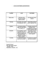 Konspekts 'Augu un dzīvnieku salīdzinājums', 1.