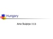 Prezentācija 'Hungary', 1.