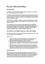 Referāts 'Pay per Click Advertising', 1.