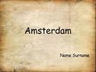 Prezentācija 'Amsterdam', 1.