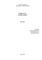 Referāts 'A/s "X" vadīšana', 1.