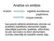 Prezentācija 'Analīze un sintēze', 1.