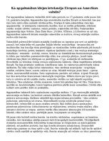 Eseja 'Kā apgaismības idejas ietekmēja Eiropas un Amerikas valstis', 1.