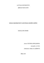 Diplomdarbs 'Dzelzs eksprestestu lietošanas iespēju izpēte', 1.