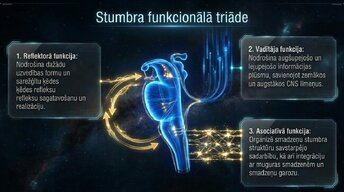 Prezentācija 'Nervu sistēmas arhitektūra un smadzeņu stumbrs', 5.