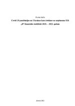 Referāts 'Covid-19 pandēmijas un Ukrainas kara ietekme uz uzņēmuma SIA „B” finansiālo stab', 1.