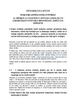 Konspekts 'Integrācijas politikas mērķu izvērtējums', 1.