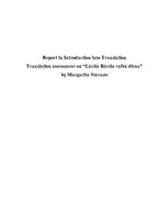 Referāts 'Translation Assessment on "Lācīša Rūcīša raibā diena" by Margarita Stāraste', 1.