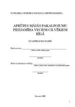 Referāts 'Aprūpes mājās pakalpojumu pieejamība veciem cilvēkiem Rīgā', 2.