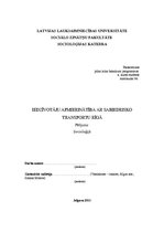 Referāts 'Iedzīvotāju apmierinātība ar sabiedrisko transportu Rīgā', 1.