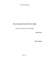 Referāts 'Mītu izmantojums Žana Kokto filmās', 1.