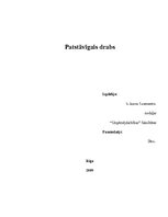 Referāts 'Sociālā psiholoģija - personība grupas procesā', 1.