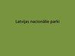 Prezentācija 'Latvijas nacionālie parki', 1.