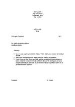 Konspekts 'Lietvedības dokumentu paraugi', 8.