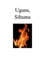 Referāts 'Uguns', 1.