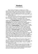 Konspekts 'Monitori, to veidi un pielietojums', 1.