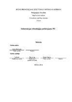 Referāts 'Informācijas tehnoloģiju pielietojums pirmsskolas izglītības iestādēs', 1.