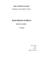 Paraugs 'Elektriskās mašīnas', 1.