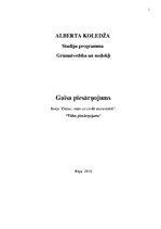 Eseja 'Gaisa piesārņojums', 1.