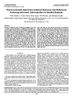 Prezentācija 'Farmakokinētiskā mijiedarbība starp naloksonu un naltreksonu pēc intranazālas ie', 16.