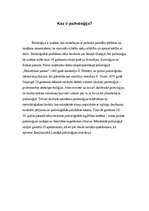 Konspekts 'Kas ir psiholoģija?', 1.