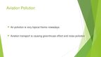 Prezentācija 'Aviation Pollution', 2.
