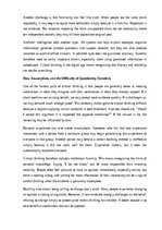 Eseja 'The importance of critical thinking', 5.
