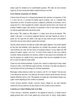 Eseja 'The importance of critical thinking', 7.