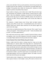 Eseja 'The importance of critical thinking', 8.