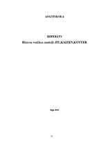 Referāts 'Biznesa vadības modeļi', 16.