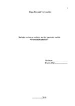 Referāts 'Personāla mācības', 1.