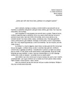 Eseja 'Dzīve par velti dod tikai laiku, pārējais viss jāiegūst pašam', 1.