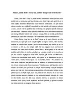 Eseja 'Filmas "Little Bird's Diary" un "Before flying back to the Earth"', 1.