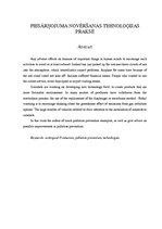 Referāts 'Piesārņojuma novēršanas tehnoloģijas praksē', 1.