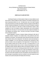 Eseja 'John Maynard Keynes', 1.