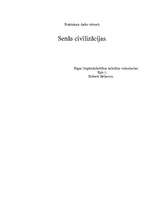 Konspekts 'Senās civilizācijas', 1.