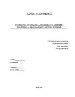 Eseja 'Uzņēmuma a/s "Swedbank" darbība un attīstība politisko un ekonomisko faktoru iet', 1.
