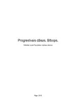 Referāts 'Progresīvais džezs. Bībops', 1.